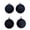 Black, variant on 24-Count Burgundy Ball Shatterproof Christmas Ornaments, 2.8", by Holiday Time