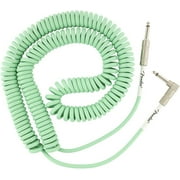 Fender® Original Series Coil Cable, Straight-Angle, 30' Seafoam Green #099083007