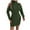 Army Green, variant on Wancir Sweater Dress for Women Elegant Casual Knit Long Sleeve Pullover Sweater Dresses