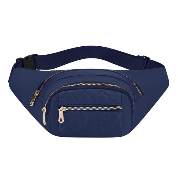 YiJuHui 3pcs Waterproof Crossbody Waist Pack - Lightweight Travel Fanny Pack with Multiple Pockets for Hiking, Running, and Outdoor Adventures