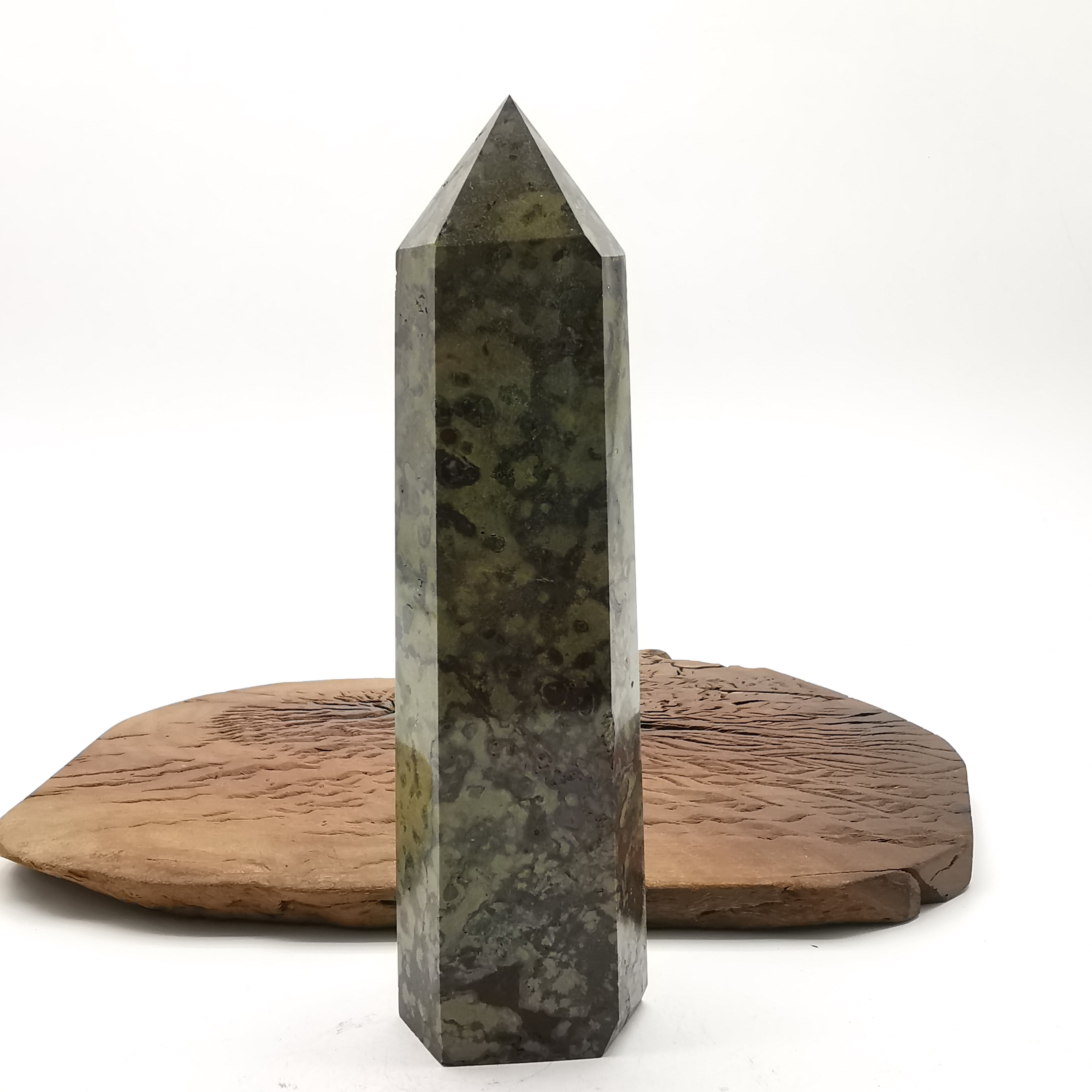 Dragonblood Stone Crystal Towers ~ Natural Healing Crystal Point Obelisk for Reiki Healing and Crystal Grid 0.77kg
