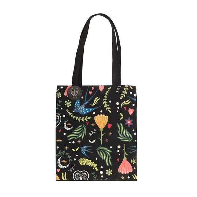 Something Different Midnight Bloom Polycotton Tote Bag