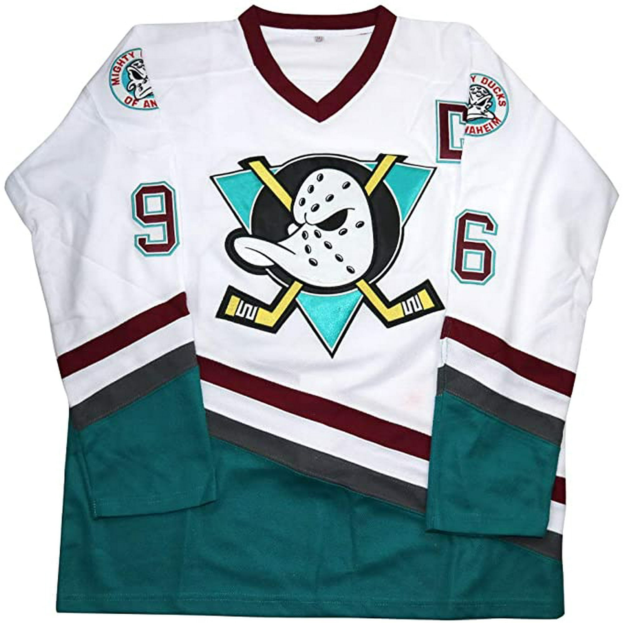 YOUI-GIFTS Charlie Conway #96 Mighty Ducks Ice Hockey Jersey S-XXXL 