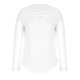 thumbnail image 3 of Blusa de manga larga con cuello en V cómoda de ocio de moda de color sólido para mujer Pompotops  FGAJ15701, 3 of 7