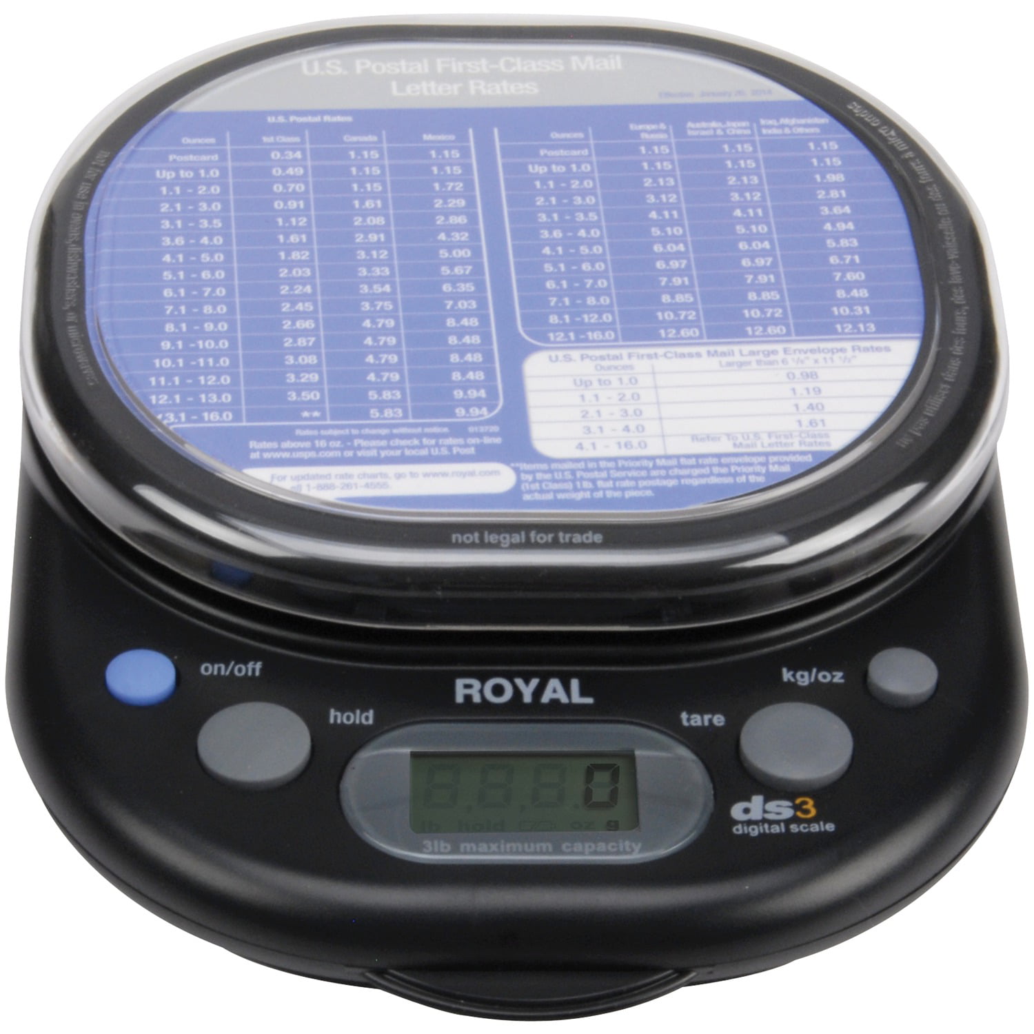 Royal Postal Scale Rate Chart