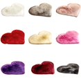 thumbnail image 2 of SANAG 40x30cm Heart Shaped Plush Carpet Shower Floor Bathroom Bath Rug Non Slip Living Room Bedroom Floor Mat, 2 of 10