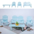 thumbnail image 1 of Moderna silla de 1/12, muebles en miniatura, modelo de de , accesorio de decoración, regalos para , adorno de Azul Hugo miniaturas de casa de muñecas, 1 of 8