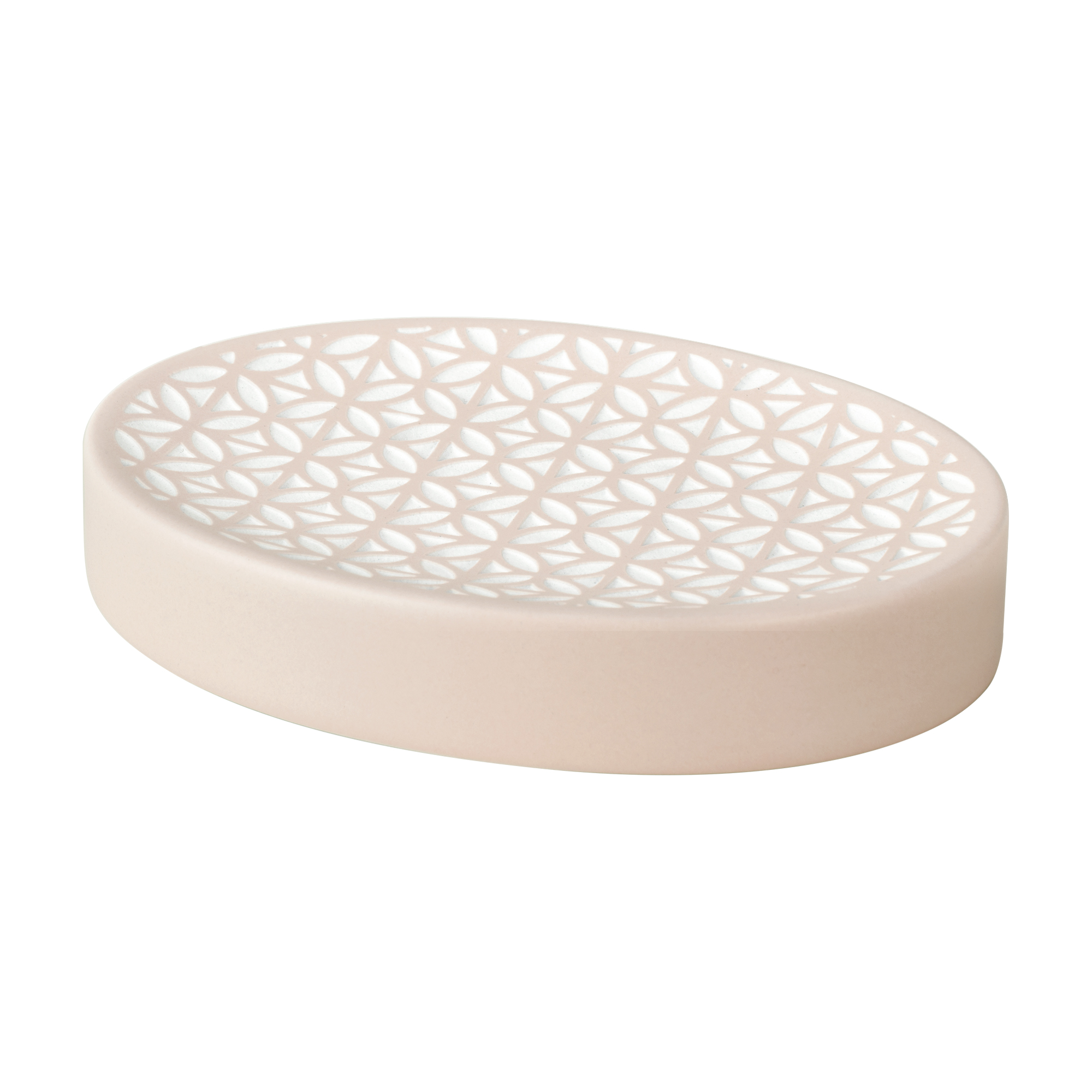 Felix Pink Ceramic Soap Dish by Allure Home Creation