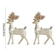 thumbnail image 3 of Horivan Champagne Christmas Ball Ornaments Plastic Shatterproof 24PCS for Tree Decorations Holiday Party Supplies Bulk Home Festive Decor, 3 of 6