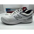 thumbnail image 2 of New Balance Walking Shoe Sneaker 411 Mens Size 8 1/2 D White Black MW411WB2, 2 of 6