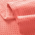 thumbnail image 2 of GLAMBURG 100% Cotton Thermal Blanket, Breathable Bed Blanket Twin Size, Soft Waffle Blanket, Twin Blanket, All Season Cotton Blanket, Coral, 2 of 7