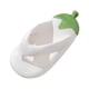 thumbnail image 2 of Chanclas de playa con forma de berenjena, zapatillas de EVA informales, antideslizantes para nadar Blanco 40 41, 2 of 9