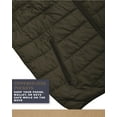 thumbnail image 6 of Bass Creek Outfitters Mens Puffer Vest - Quilted Insulated Zip Up Winter Vest for Men with Zip Pockets, 6 of 7