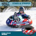 thumbnail image 2 of Tubo de nieve Yukon Charlie's Stars and Stripes de 46 pulgadas para niños mayores de 7 años, 2 of 8