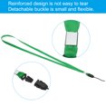 thumbnail image 3 of Uxcell 17" Neck Lanyards 0.4" Width Detachable Strap Lanyard for ID Badge Keys Green 10 Pack, 3 of 5