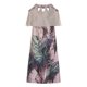 thumbnail image 5 of Vestidos casuales de verano con hombros descubiertos y mangas con estampado floral de cintura alta para mujer Pompotops ghjkhdj18125, 5 of 8