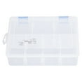 thumbnail image 1 of Caja organizadora de rejillas Bling Bling organizador de piezas pequeñas 7 compartimentos transparente, 1 of 12