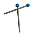 thumbnail image 1 of kusrkot 2 Pcs Bâtons de Glockenspiel Maillet en Caoutchouc pour Batteurs Praticiens Bleu, 1 of 6
