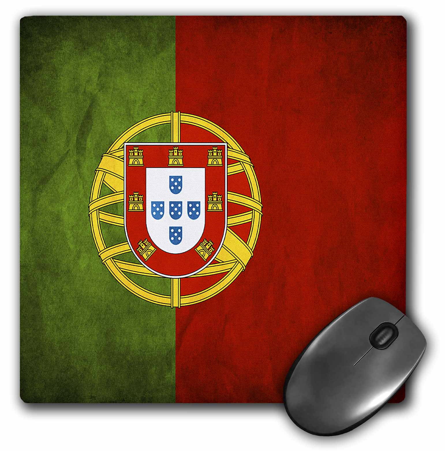 3dRose Portugal Flag, Mouse Pad, 8 by 8 inches by 3dRose