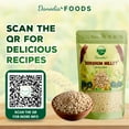 thumbnail image 6 of Danodia Foods White Sorghum Millet (950g/2lbs) | Whole Grain, Rich in Protein & Fiber, Vegan & Gluten-Free, High Iron Content for Better Digestion & Wellness, Indian Origin, 6 of 8