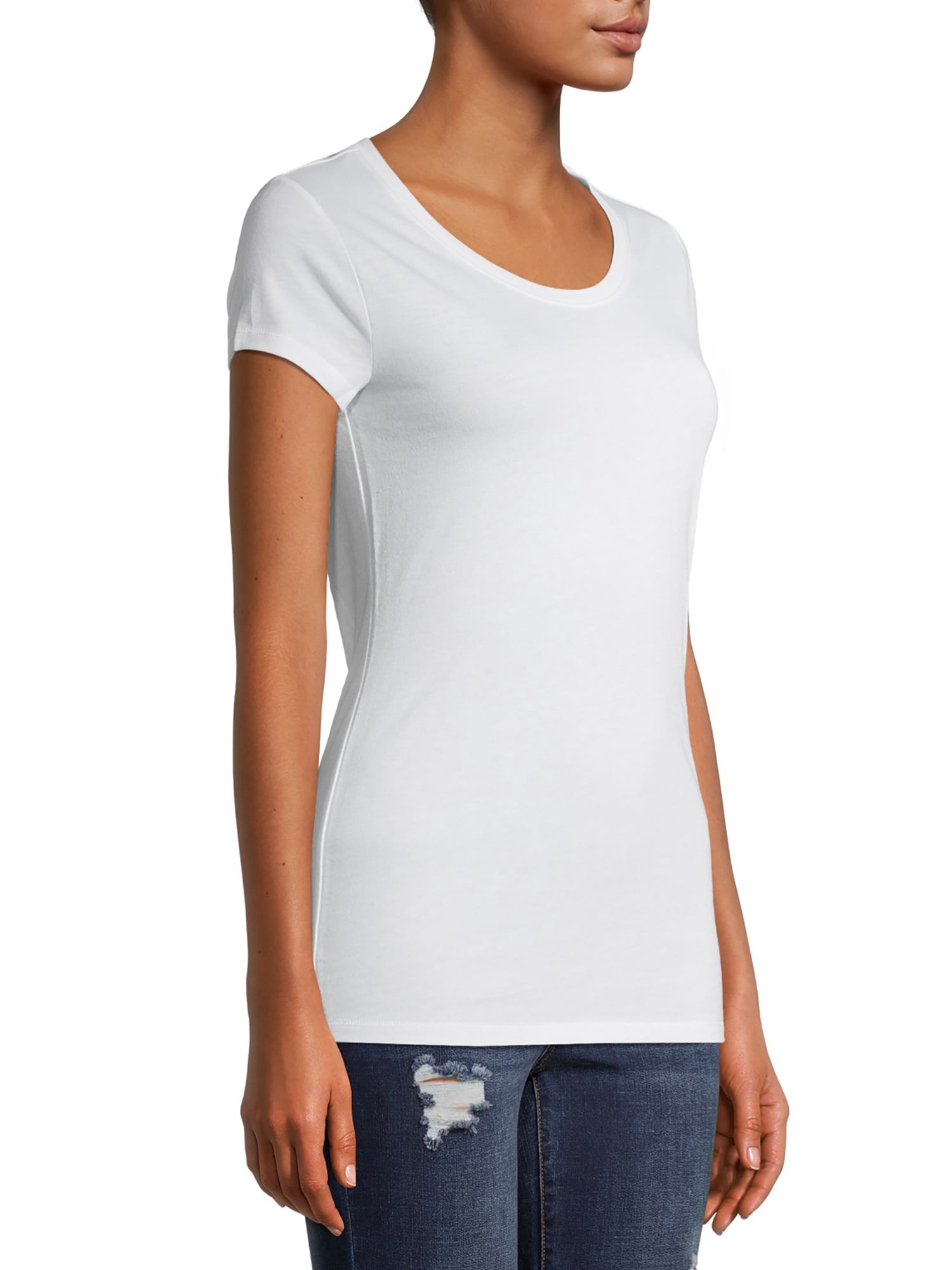 No Boundaries Women's Juniors Everyday Short Sleeve T-Shirt, 3-Pack