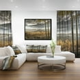 thumbnail image 3 of Designart ' Pier in Brown Lake ' Landscape Photo Framed Canvas Art Print, 3 of 3