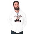 thumbnail image 3 of Olive Oyl And Popeye Kiss Ladies Man Zip Hoodie Sweatshirt Men Brisco Brands M, 3 of 6