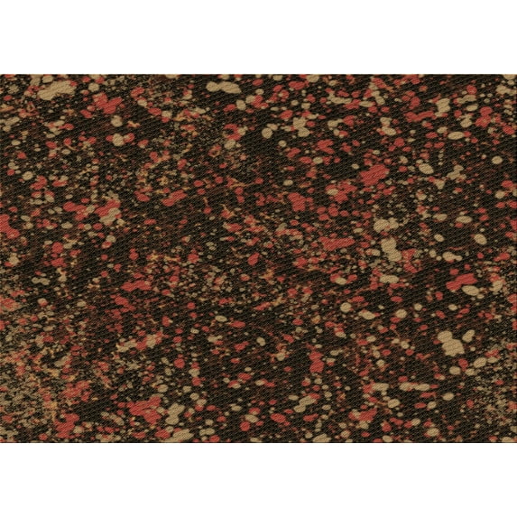 Ahgly Company Machine Washable Indoor Rectangle Transitional Saddle Brown Area Rugs, 2' x 5'