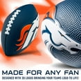 thumbnail image 2 of Foam Football Franklin Sports NFL Denver Broncos Kids 8.5, 2 of 8