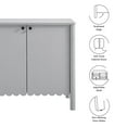 thumbnail image 2 of Emmeline Sideboard Cabinet in Light Gray, 2 of 9