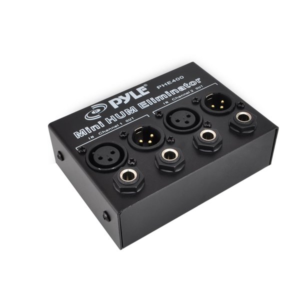 Pyle Hum/Noise Eliminator 2Channel Box with XLR Jacks