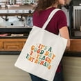 thumbnail image 3 of Teacher Appreciation Gifts School Canvas Tote Bags Aesthetic Travel Beach Bag Summer Reusable Grocery Shopping Bag, 3 of 6