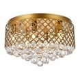 thumbnail image 3 of Tully 6 lights brass flush mount, 3 of 5