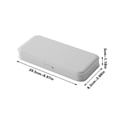 thumbnail image 4 of Boovnll Plastic Pencil Box, Multifunctional Pencil Case, Plastic Frosted Pencil Stationery Storage Box Pencil Case Student Stationery Box for Pencil Pen, Pencil Case, Pencil Box, Pencil Pouch, 4 of 4