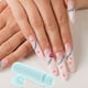 thumbnail image 4 of Kit de 2 rotuladores para estampar uñas con punta francesa, de silicona, para transferencia de aceite, para salón de manicura en casa, color azul cielo, 4 of 8