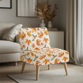 thumbnail image 3 of HELLHERO Hummingbird Maple leaf Accent Chair Cover, Elastic Bottom Elastic Feature Armless Chair Slipcovers for Dining Room Home, 3 of 8