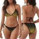 thumbnail image 3 of Disketp Gold Glitter Gradient para Bañador de Dos Piezas para Mujer, Bikini Sexy Halter String, Conjunto de Bikini en Triángulo, 3 of 6