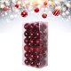 thumbnail image 5 of Adornos De Bolas De Navidad 36 bolas de Navidad de plástico para accesorios de fiesta de vacaciones en casa (rojo vino) Tmvgtek Libre de BPA, 5 of 6