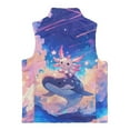 thumbnail image 5 of Pzuqiu Axolotl Girls Sleeveless Vests 2T Fall Winter Clothes Personalized Winter Lightweight Sleeveless Fleece Jacket with Pocket Fall Outfits Fashion Clothing for Daily Life, 5 of 7