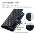 thumbnail image 5 of Decase for iPhone 12 Pro Max Case Wallet with Card Holder for Women Man,Elegant Style Protective Leather Stand Cover Magnetic Clasp Crossbody Strap & Wristband,for iPhone 12 Pro Max- black, 5 of 6
