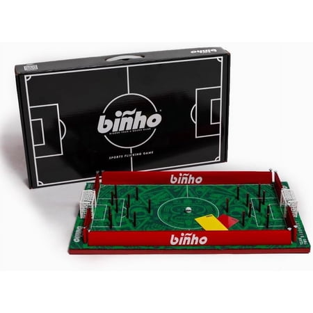 Board Classic Board Game Mexico Edition - 2-Player Fast-Paced Finger Flicker Pinball Family Board Games - Portable Tabletop Sports Game Set for Any Occasion