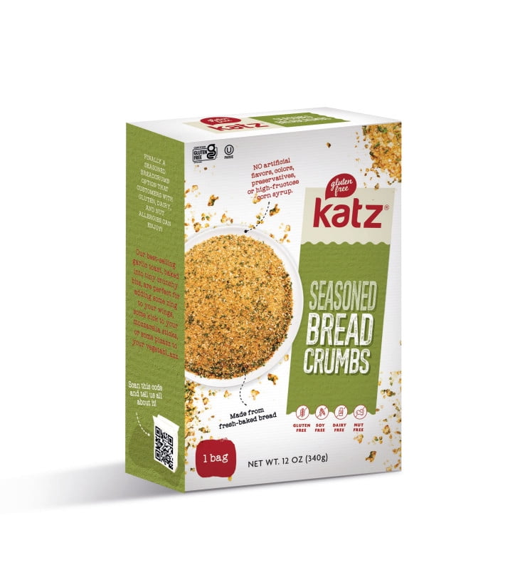 Katz Gluten Free Seasoned Bread Crumbs Gluten Free, Dairy Free, Nut Free, Soy Free, Kosher