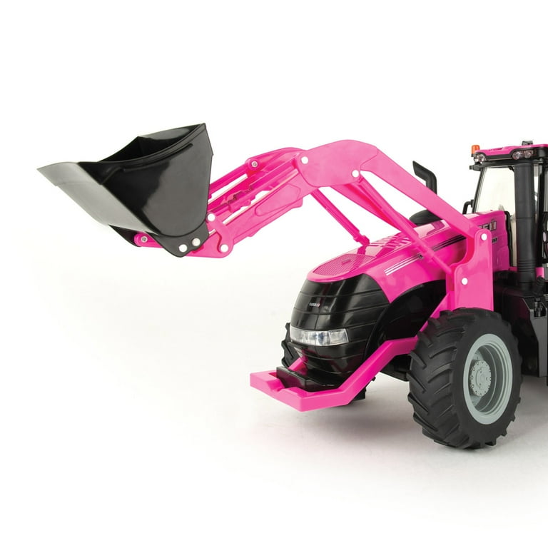 Toy pink best sale tractor