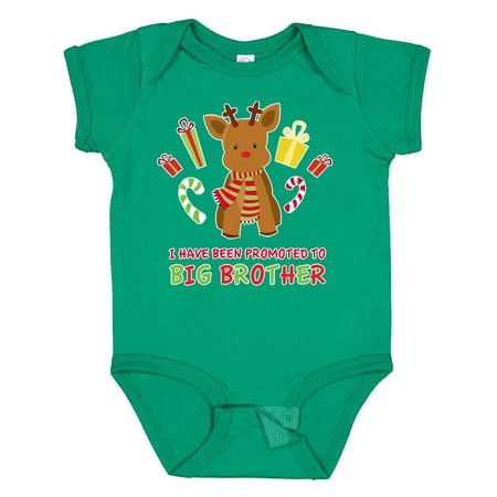

Inktastic promoted to big brother Boys Baby Bodysuit
