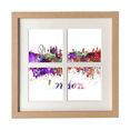 thumbnail image 1 of London Britain City Watercolor Frame Wall Tabletop Display 4 Openings Picture, 1 of 5