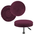 thumbnail image 4 of stanreset 1/2/3 2X Stool Cover Bar Supplies Dustproof Handily Install Party Accessories Multipurpose Exquisite Extendable Gear Wine Red M 1 Pc, 4 of 6