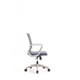 thumbnail image 3 of Atlin Designs 42" Adjustable Modern Plastic Office Chair in Gray/White, 3 of 6