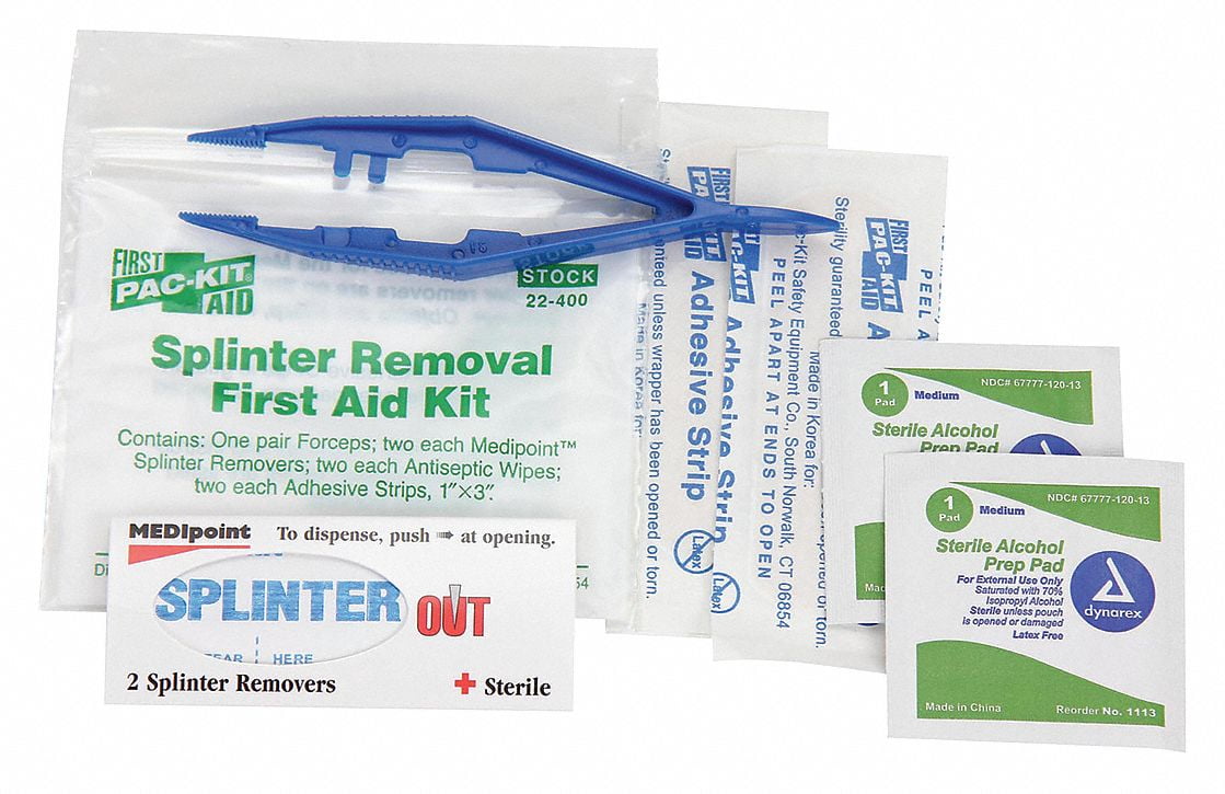 First Aid Only Splinter Removal Kit White 22-400 - Walmart.com ...