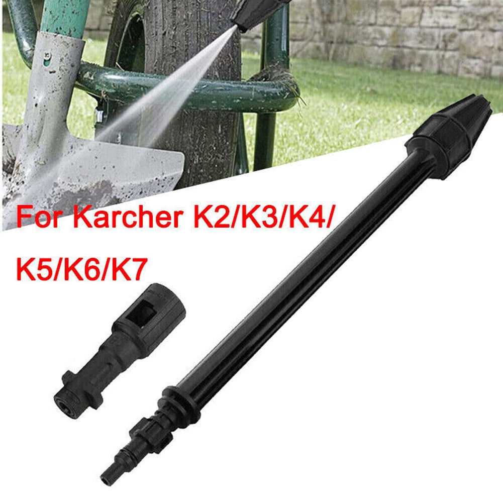 High Pressure Washer Rotating Turbo Lance Nozzle Dirt Blaster Turbo Nozzle Spray Cleaner Extension Rod for Karcher K2-K7 LAVOR VAX BS COMET (2PCS)