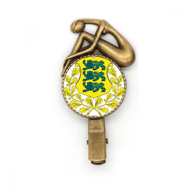 Emblema nacional de Estonia de país Broche broche broche broche Metal retro